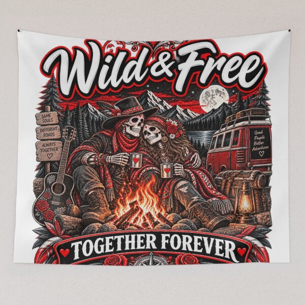 Item preview, Wild & Free Together Forever designed and sold by JanRizz.
