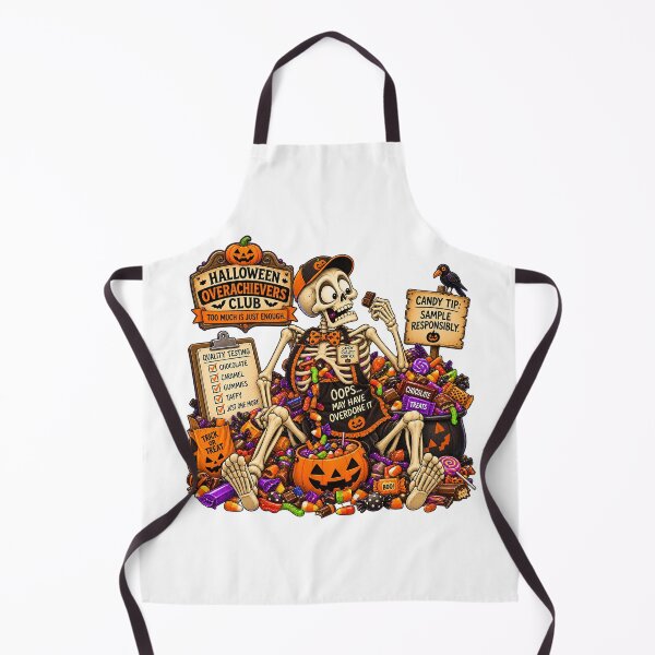 Item preview, ⚡HALLOWEEN OVERACHIEVERS CLUB - Sid Skeleton Candy Quality Control designed and sold by WheelieGdArt.