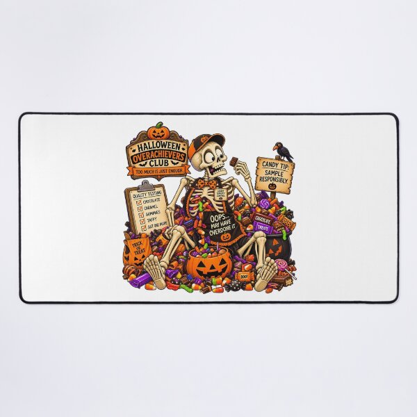 Item preview, ⚡HALLOWEEN OVERACHIEVERS CLUB - Sid Skeleton Candy Quality Control designed and sold by WheelieGdArt.