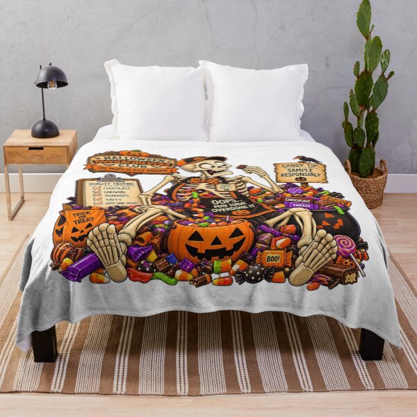 Item preview, ⚡HALLOWEEN OVERACHIEVERS CLUB -  Sid Skeleton Candy Quality Control designed and sold by WheelieGdArt.