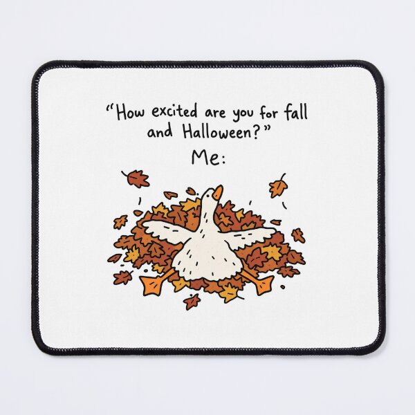 Item preview, Fall Halloween Goose Excited designed and sold by MonkiFlipp.