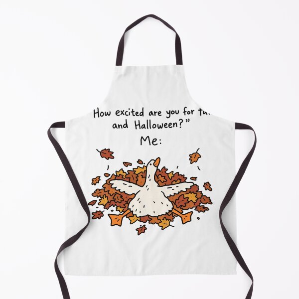 Item preview, Fall Halloween Goose Excited designed and sold by MonkiFlipp.