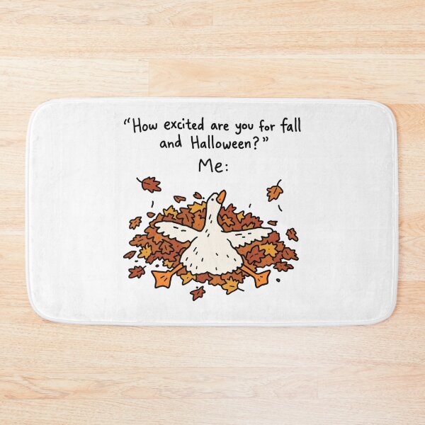 Item preview, Fall Halloween Goose Excited designed and sold by MonkiFlipp.
