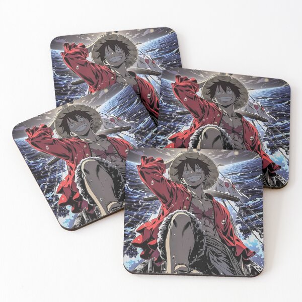 Item preview, Straw Hat Pirate Adventure – Red Coat Ocean Sunset Anime Style designed and sold by Dyan4.