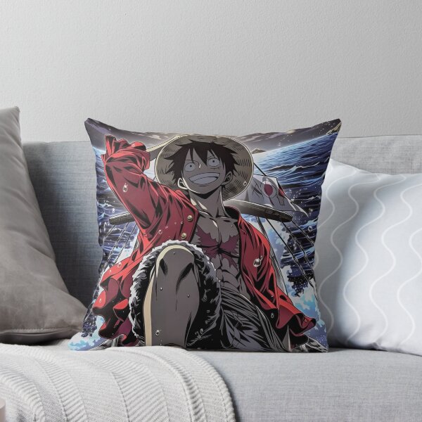 Item preview, Straw Hat Pirate Adventure – Red Coat Ocean Sunset Anime Style designed and sold by Dyan4.