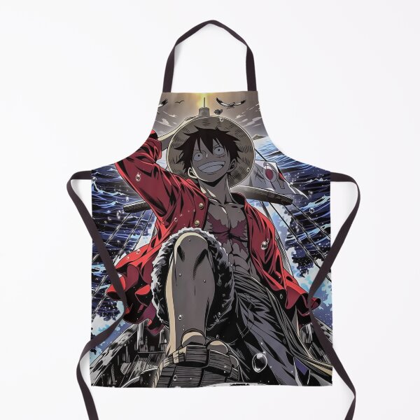 Item preview, Straw Hat Pirate Adventure – Red Coat Ocean Sunset Anime Style designed and sold by Dyan4.