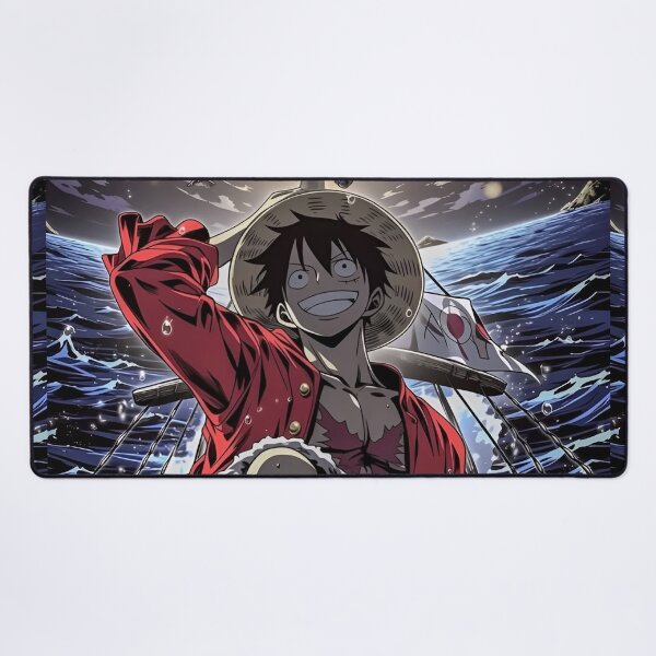 Item preview, Straw Hat Pirate Adventure – Red Coat Ocean Sunset Anime Style designed and sold by Dyan4.