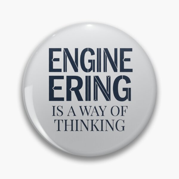 Item preview, Engineering Is a Way of Thinking Engineer Technical Design designed and sold by Amr Darwish Graphic designer.