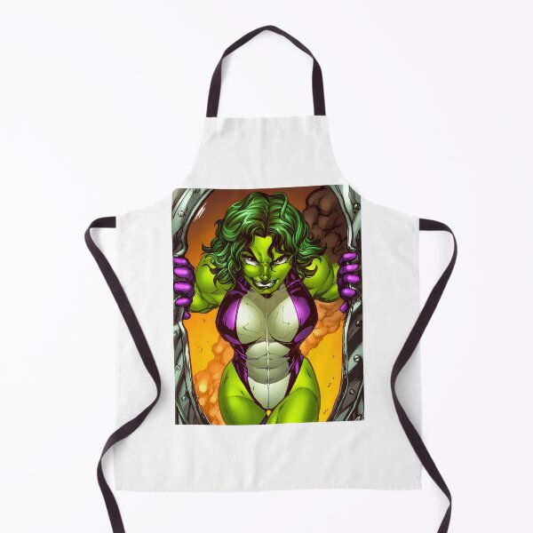 Artikelvorschau, SheHulk-inspiriertes Kunstwerk: Starke Superheldin öffnet Tür entworfen und verkauft von wordonmyapparel.