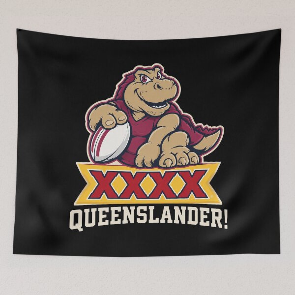 Item preview, Queenslander Maroons Mascot designed and sold by FieldsnancyArts.