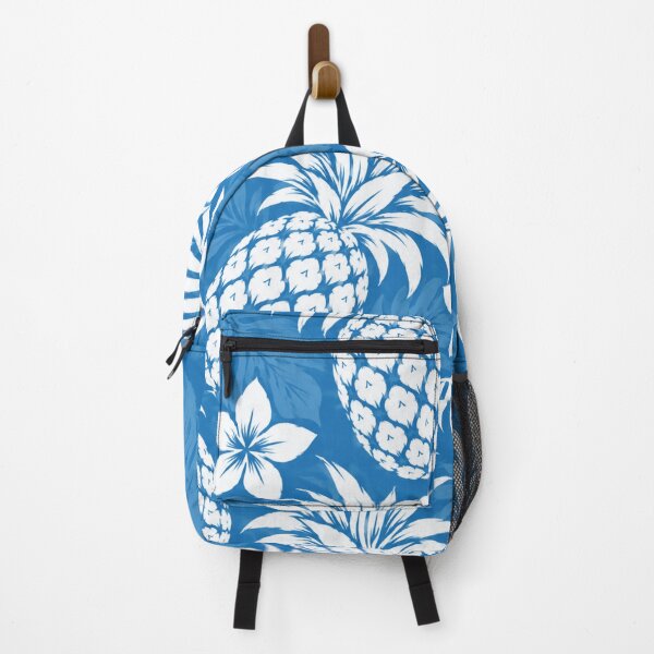 Item preview, Old Hawaii Pineapple – Classic Blue Tropical Pattern designed and sold by Plus91BIRD.