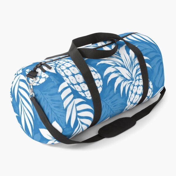 Item preview, Old Hawaii Pineapple – Classic Blue Tropical Pattern designed and sold by Plus91BIRD.