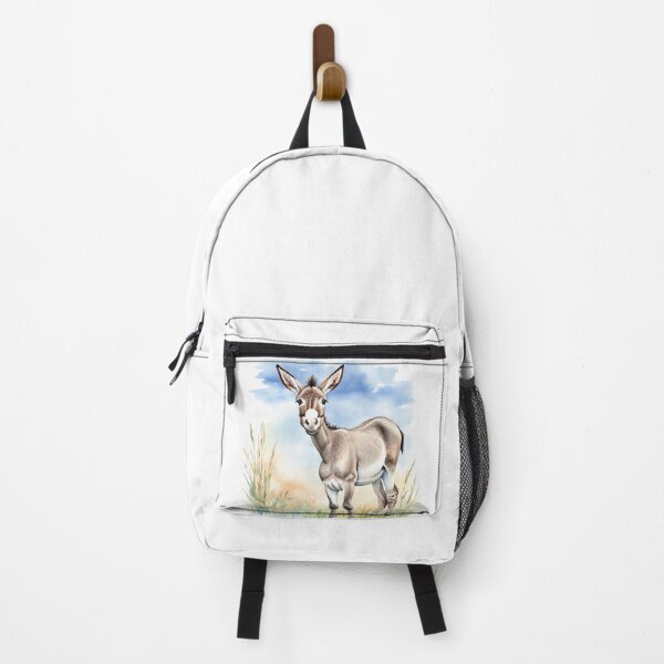 Item preview, Cute Watercolor Donkey Foal in Meadow Grass designed and sold by Hackl20.
