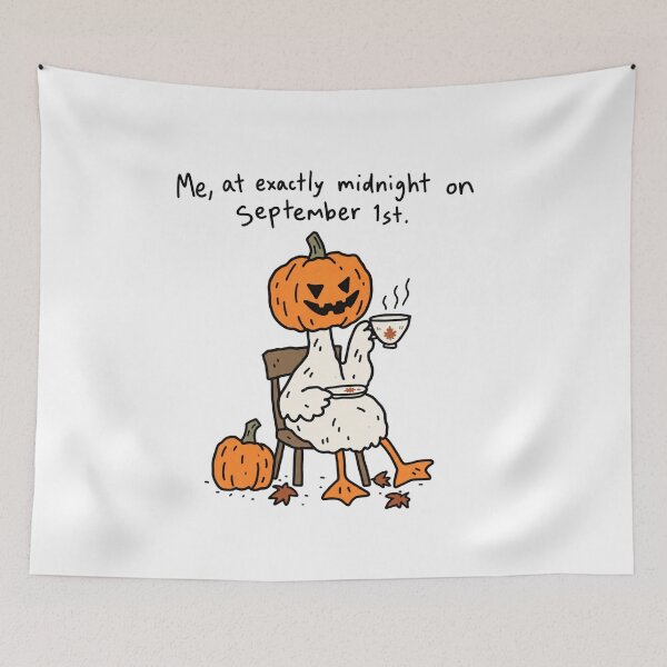Item preview, September 1st Pumpkin Goose designed and sold by MonkiFlipp.