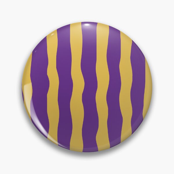 Item preview, Purple Yellow Wavy Stripes Abstract PatternColor Design designed and sold by BigDigital.