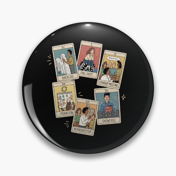 Item preview, Agile Tarot Cards designed and sold by CampfieldliArts.