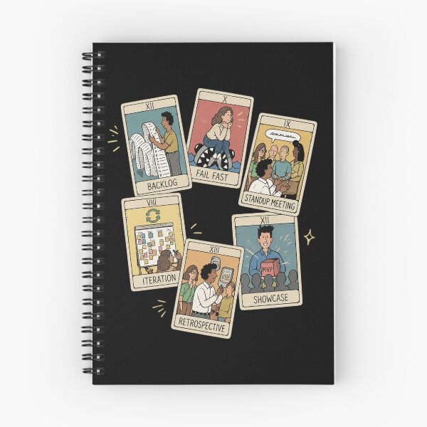 Item preview, Agile Tarot Cards designed and sold by CampfieldliArts.