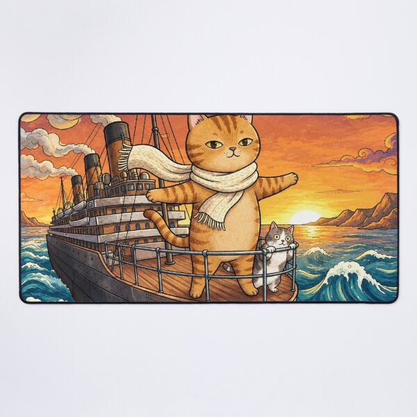 Item preview, Adventure Cat at Sea designed and sold by Iampoji.