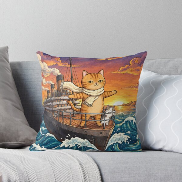 Item preview, Adventure Cat at Sea designed and sold by Iampoji.