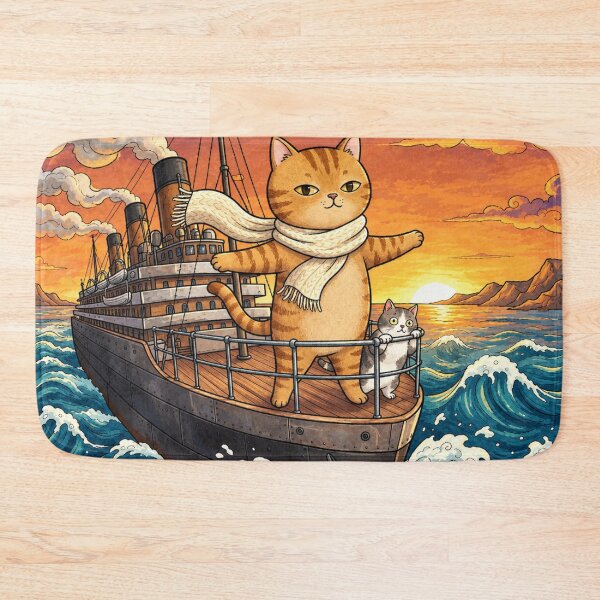 Item preview, Adventure Cat at Sea designed and sold by Iampoji.