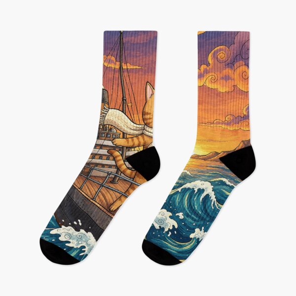 Item preview, Adventure Cat at Sea designed and sold by Iampoji.