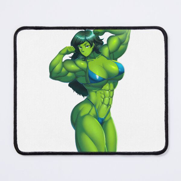 Artikelvorschau, Mutiges und kraftvolles Illustrationsdesign für eine grüne Superheldin entworfen und verkauft von wordonmyapparel.