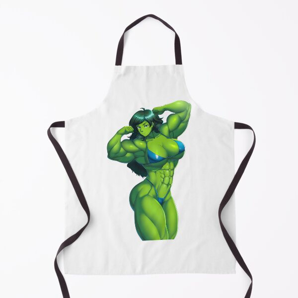 Aperçu de l'œuvre Illustration audacieuse et inspirante d'une super-héroïne verte créée et vendue par wordonmyapparel.