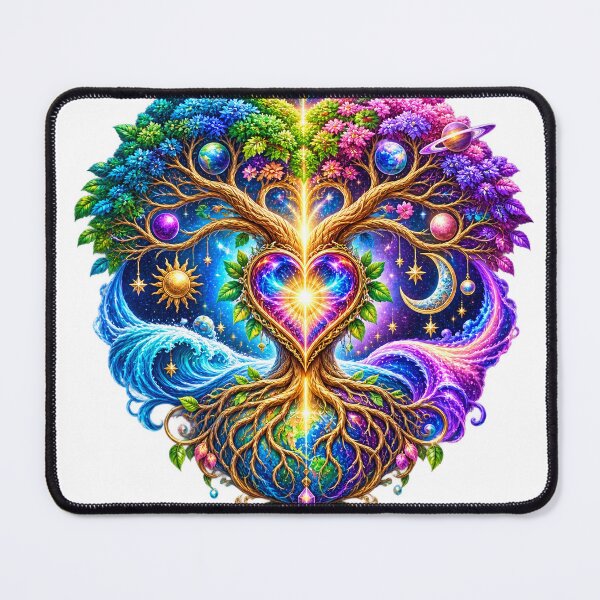 Item preview, Mystic Tree of Life Heart designed and sold by syotos-ai.
