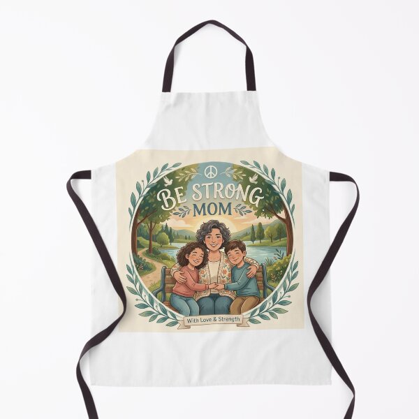 Item preview, Be Strong Mom Floral Wreath Mother & Kids Art designed and sold by Alta-store.