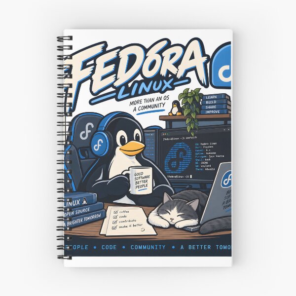 Item preview, Fedora Linux Developer Open Source designed and sold by MR-HOOBY.