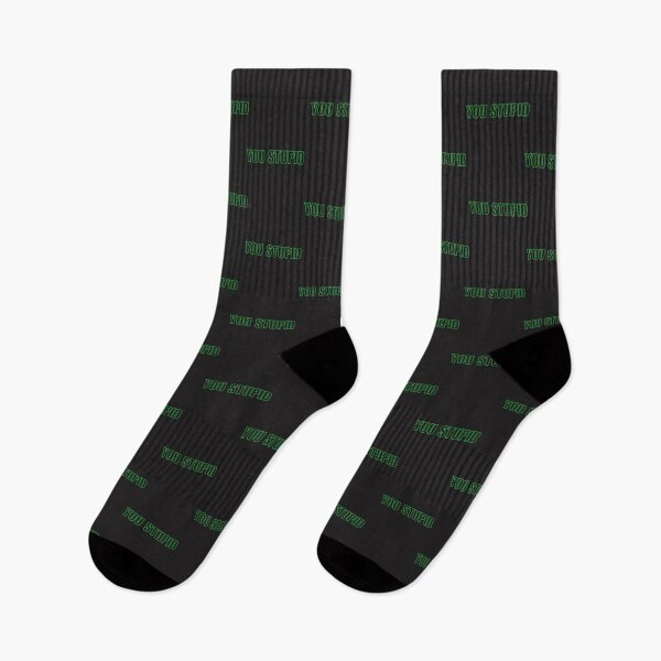 Item preview, YOU STUPID Bold Green Typography Design designed and sold by zanahoricida.