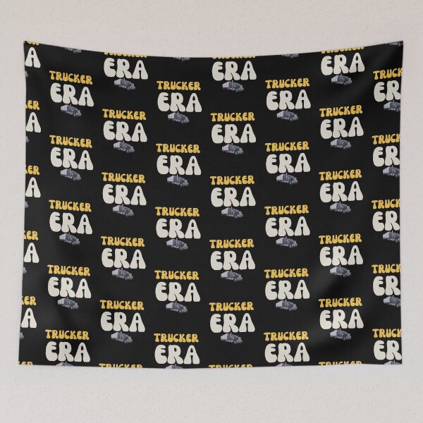 Item preview, Trendy Trucker Era Groovy Semi Truck Driver Gift designed and sold by mumchaosdesigns.
