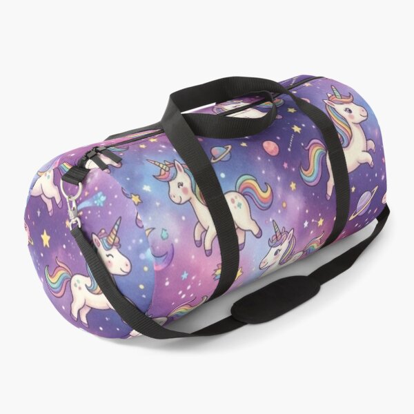 Item preview, Magical Unicorn Galaxy Space Seamless Nursery Textile Pattern Art designed and sold by ShivCraftStudio.