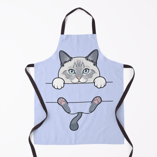 Item preview, Cute Peeking Siamese Cat Paws Pink Beans Funny Kitten designed and sold by PetalsPaws.