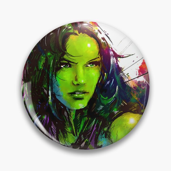 Item preview, Fierce Green Superhero Woman Illustration Design designed and sold by wordonmyapparel.