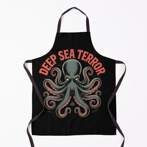 Item preview, Deep Sea Terror – Vintage Octopus Monster T-shirt designed and sold by ZyxDes.