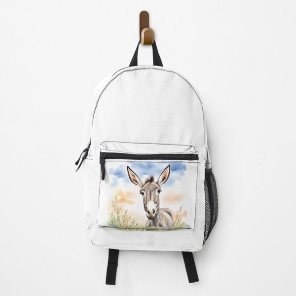 Item preview, Cute Watercolor Donkey Foal in Meadow Grass designed and sold by Hackl20.