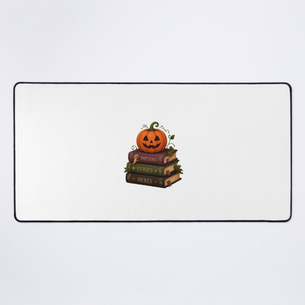 Item preview, Spooky Books Stack Potions Curses Hexes Pumpkin designed and sold by aysenism.