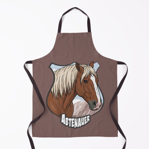 Item preview, The head of the Abtenauer Horse, a coat of arms and a landscape designed and sold by Cheval-de-coeur.