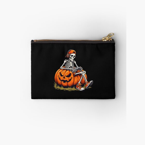 Item preview, Skeleton Gamer Pumpkin Halloween Design designed and sold by OlyvieArt.