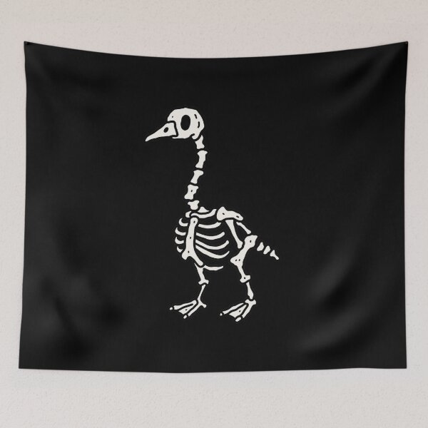 Item preview, Skeleton Goose Halloween Doodle designed and sold by MonkiFlipp.