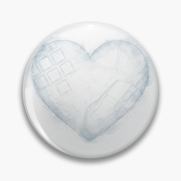 Item preview, Stamp with heavenly PC heart. Compiuter PC Heart blueprint, gaming on a white background. Tech love design engineers, PC lover. designed and sold by ollgast5.