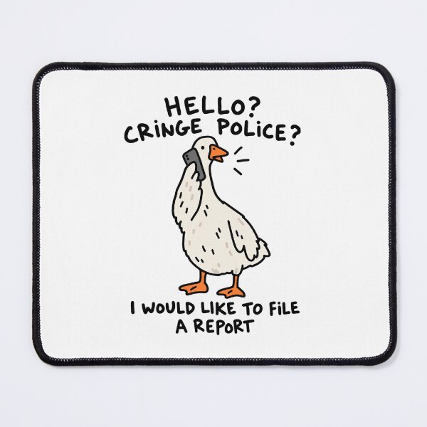 Item preview, Cringe Police Goose Halloween Doodle designed and sold by MonkiFlipp.
