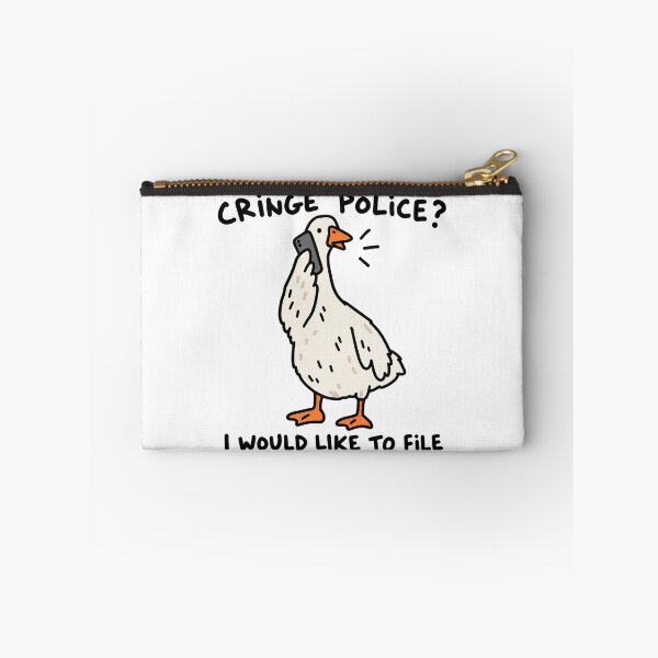 Item preview, Cringe Police Goose Halloween Doodle designed and sold by MonkiFlipp.