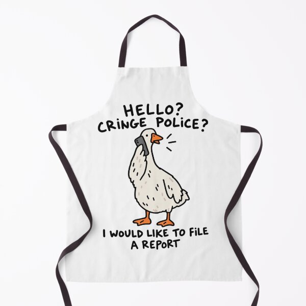 Item preview, Cringe Police Goose Halloween Doodle designed and sold by MonkiFlipp.