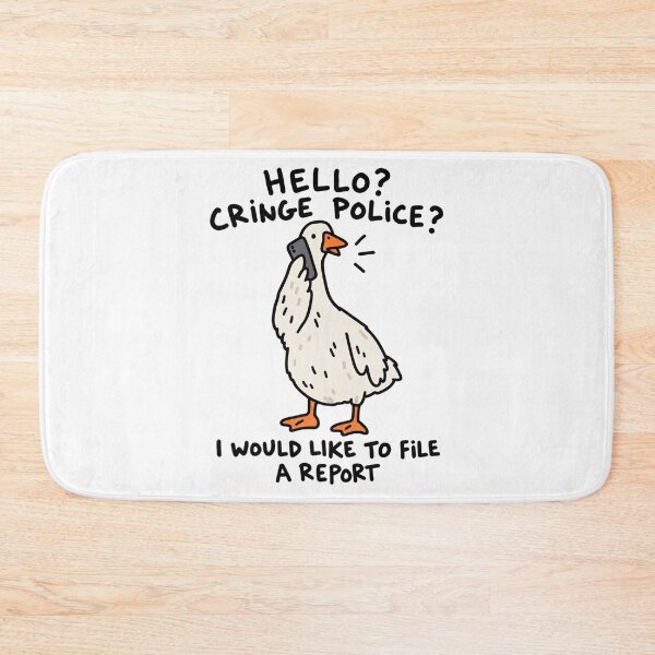 Item preview, Cringe Police Goose Halloween Doodle designed and sold by MonkiFlipp.