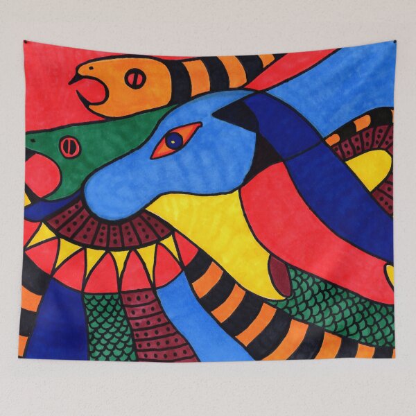 Item preview, Donkey Crashes Snake Party designed and sold by LesenArt.