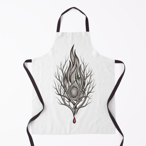 Item preview, Burning Bush Stippled Flame Branch Christian Artwork designed and sold by Francisbb.