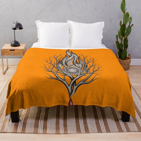 Item preview, Burning Bush Stippled Flame Branch Christian Artwork designed and sold by Francisbb.