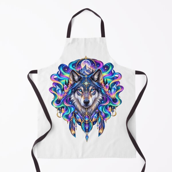 Aperçu de l'œuvre Cosmic Spirit Wolf créée et vendue par syotos-ai.